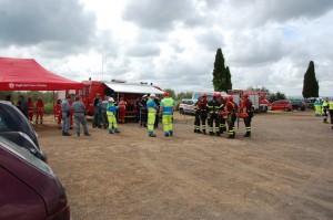 Ucl e vigili del fuoco a Castel d'Asso
