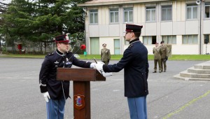 Viterbo - Esercito - La consegna dello spadino al 18esimo corso Lealtà