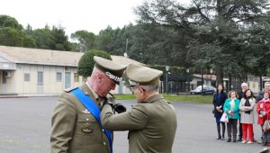 Viterbo - Esercito - La consegna dello spadino al 18esimo corso Lealtà
