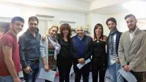 Guidonia - La montefiasconese Micaela Marziantonio con Mogol