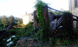 Vallerano - Il degrado nello stabile abbandonato 