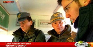 Graffignano - Il servizio di Sky Tg24 sui terreni contaminati in località Pascolaro - Renato Sciunnach, della forestale