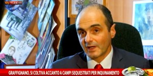 Graffignano - Il servizio di Sky Tg24 sui terreni contaminati in località Pascolaro - Il pm Stefano D'Arma