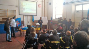 L'assemblea del Conapo nella caserma dei vigili del fuoco di Viterbo