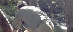 Il fotografo Marco Scataglini al lavoro