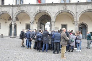 Viterbo - Il sopralluogo per "Le piazze fanno... Centro"