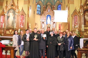 Cracovia - Delegazione di Castel S. Elia con il rettore Piotr e il sindaco Mazzolini