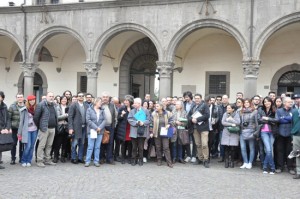 Viterbo - Il sopralluogo per "Le piazze fanno... Centro"
