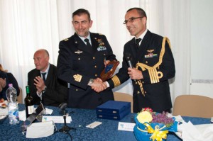 Il colonnello Briancesco  e il Cv Rohwer-Santos