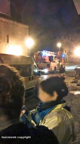 Vetralla - Crolla il tetto della chiesa di S. Francesco