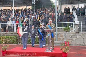 Il comandante della scuola sottufficiali dell'Esercito Gabriele Toscani De Col