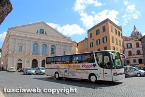 Viterbo - 25 aprile, turisti in città