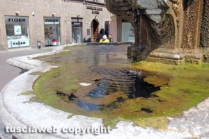 Viterbo - 25 aprile, degrado nel centro storico