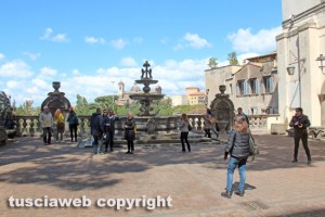 Viterbo - 25 aprile, turisti in città