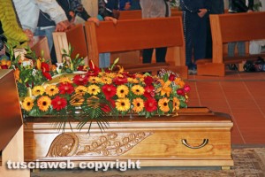 Viterbo - Ciclista travolto e ucciso - I funerali di Bruno Purchiaroni