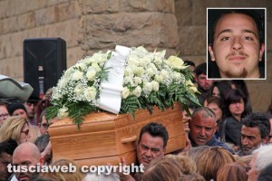 Pescia Romana - Schianto sull'Aurelia - I funerali di Gian Marco Benni