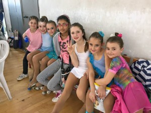 Alcune atlete dell'Asd Star roller club Viterbo