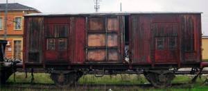 Tarquinia - Il vagone donato a Semi di pace