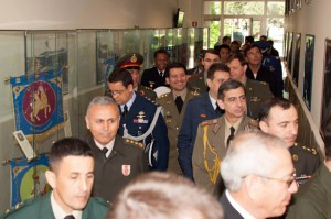 Una fase della visita 