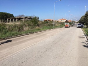 Montalto di Castro - Asfaltatura in via Enrico Fermi 