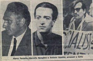 1969 - L'articolo del Tempo sulla manifestazione contro l'occupazione della Cecoslovacchia - Pannella e Baraghini insieme a Sofia furono arrestati