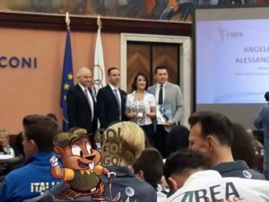 Angelo Buzzi e Alessandra Lanzi premiati dal Coni 
