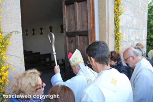Canepina - L'apertura della porta santa al santuario di Santa Corona