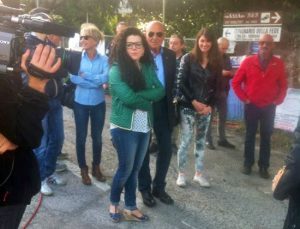 Viterbo - DIretta del Tgr dalle ex Terme Inps