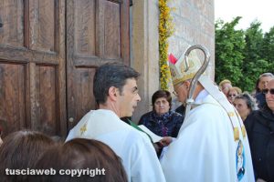 Canepina - L'apertura della porta santa al santuario di Santa Corona