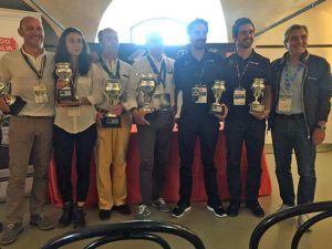 Il pilota Gustavo Sandrucci alla Mille Miglia