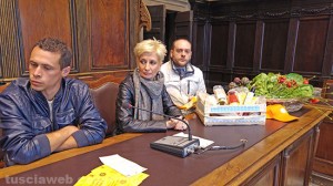 Viterbo - Mercato di Pianoscarano - La conferenza in comune