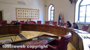 Viterbo - Il consiglio provinciale deserto