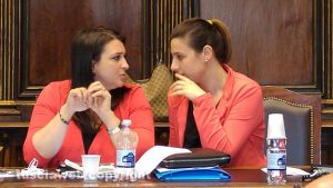 L'assessora Ciambella e la consigliera Minchella