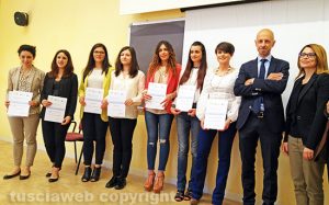 Viterbo - Unitus - Gli studenti premiati