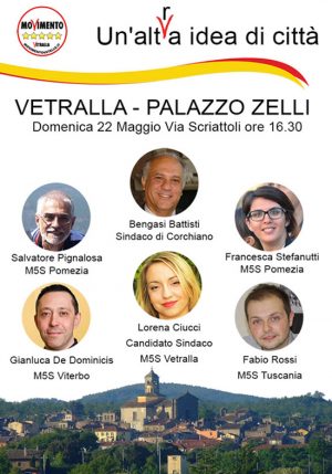 Vetralla 5 stelle incontra i cittadini 