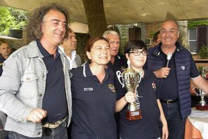 Sport - Motori - La premiazione dei terzi classificati
