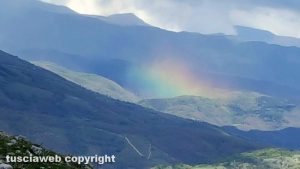 Bolzano - Monte Collalto - Arcobaleno sul fondo valle