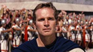 Charlton Heston nel ruolo di Judah Ben-Hur