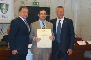 Sport - Arti marziali - Benemerenza del Coni per Carlo Mancini
