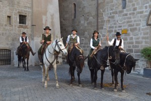 Corteo storico dell corporazioni per la processione del Ss Salvatore 