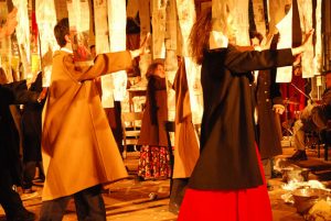 Viterbo - Un'immagine dello spettacolo Macbeth di Eta Beta 