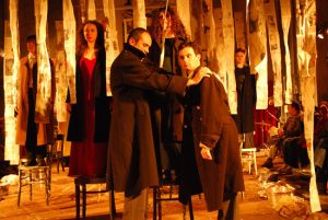 Viterbo - Un'immagine dello spettacolo Macbeth di Eta Beta 