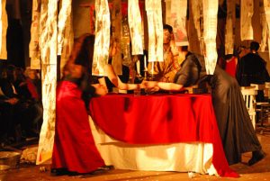 Viterbo - Un'immagine dello spettacolo Macbeth di Eta Beta 