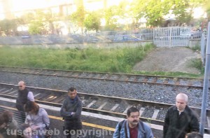 Bracciano - Pendolari a terra alla stazione