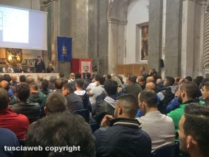 Viterbo - L'assemblea dei facchini di santa Rosa