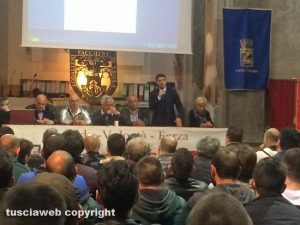 Viterbo - L'assemblea dei facchini di santa Rosa
