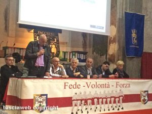 Viterbo - L'assemblea dei facchini di santa Rosa
