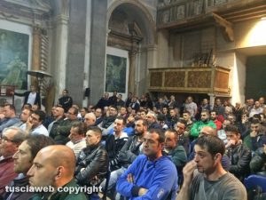 Viterbo - L'assemblea dei facchini di santa Rosa