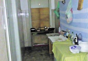 Viterbo - Le ex Terme Inps - L'angolo con la cucina