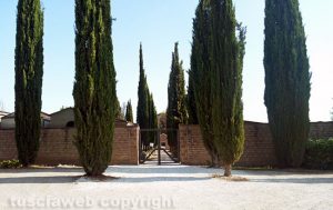 Il cimitero di Grotte Santo Stefano